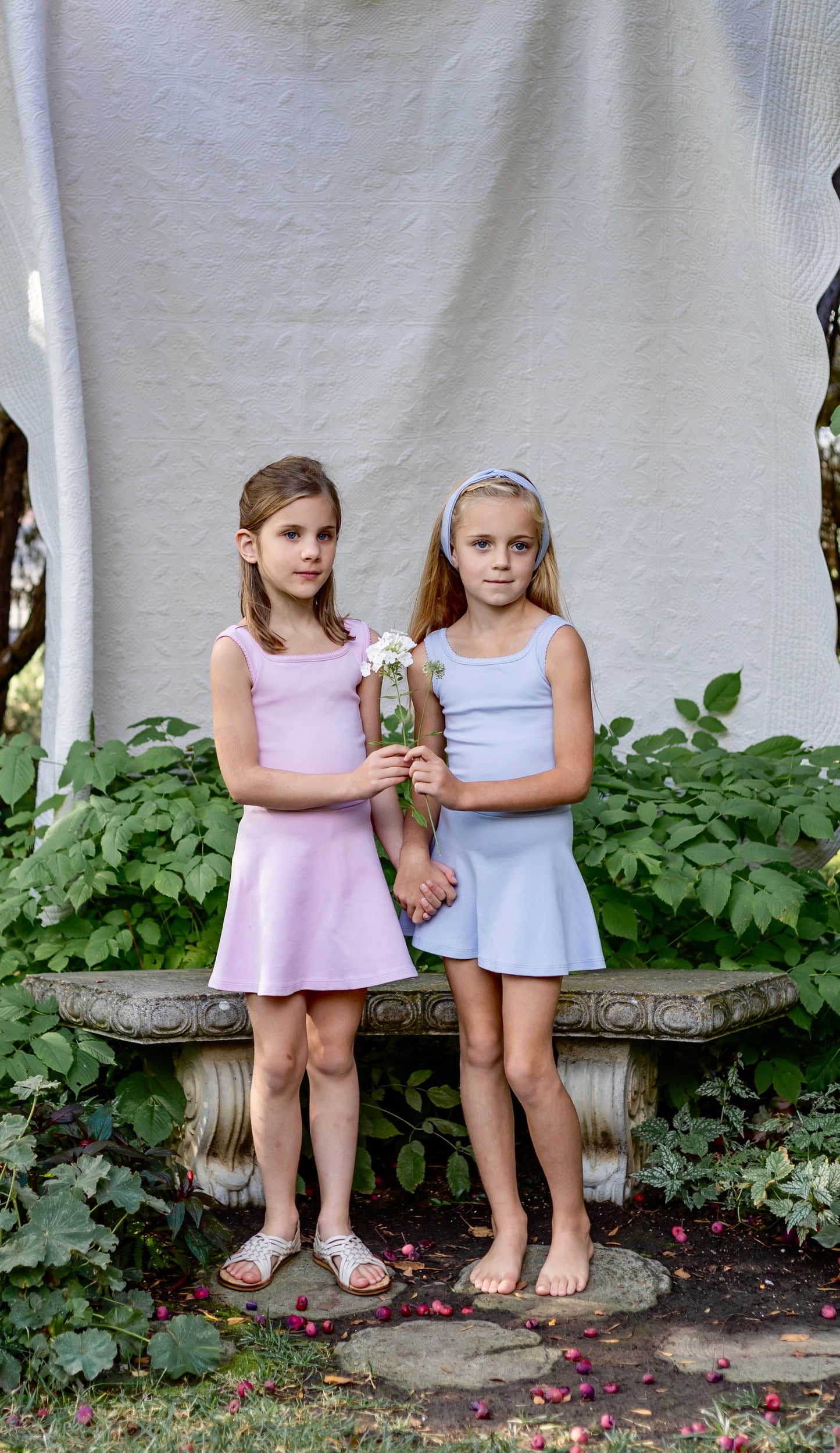 pima skort . forget-me-not