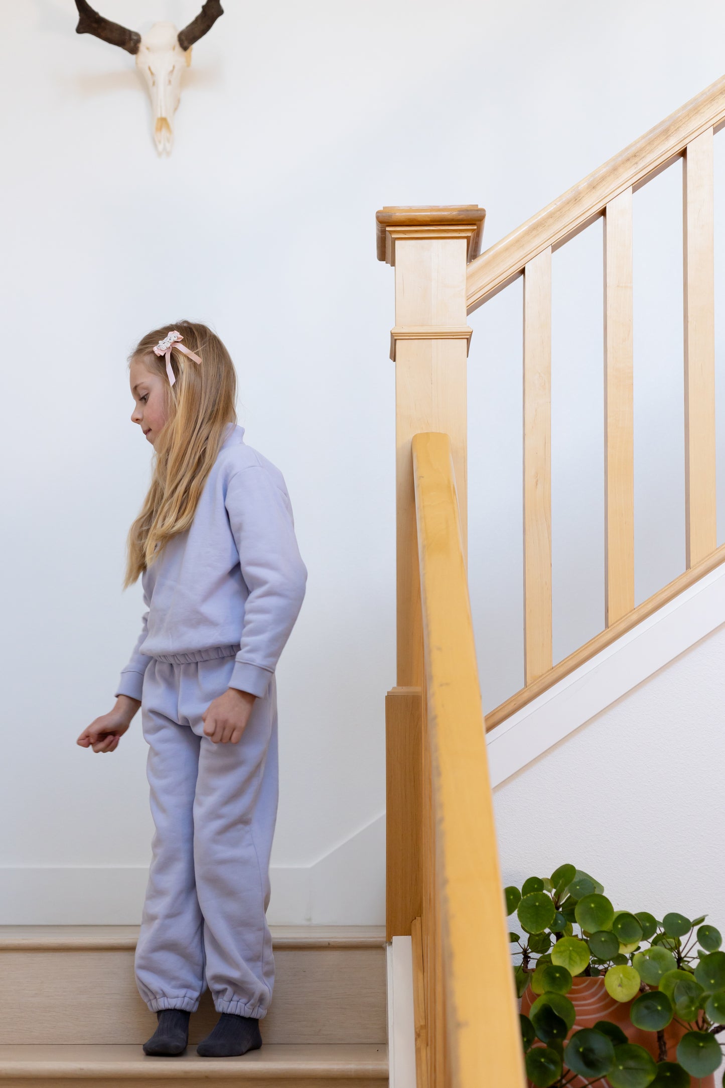 crochet flower hair clips . snowdrop tweed