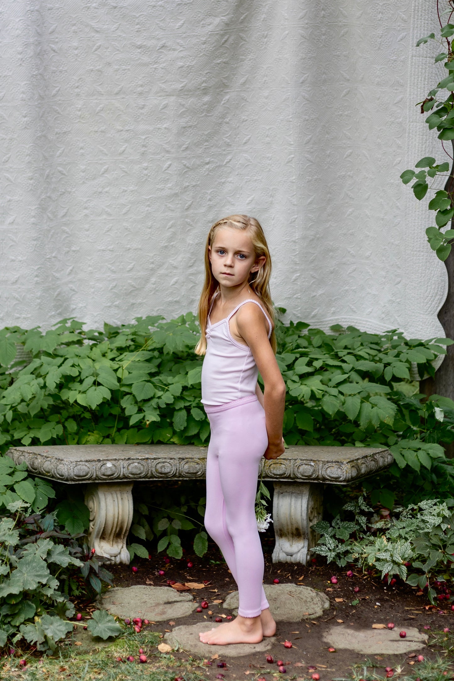 pima legging . orchid