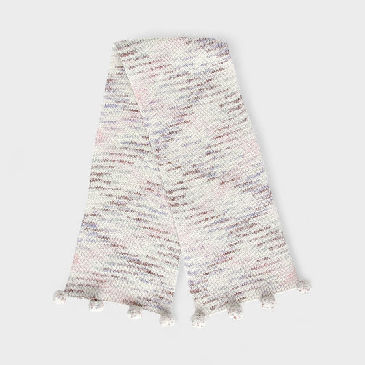 pom scarf . watercolor