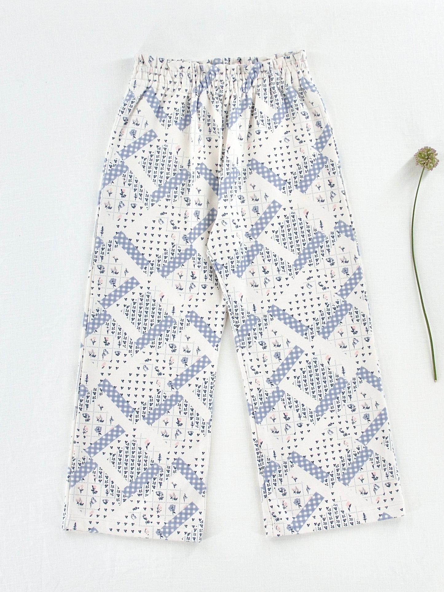 pima beach pant . patchwork