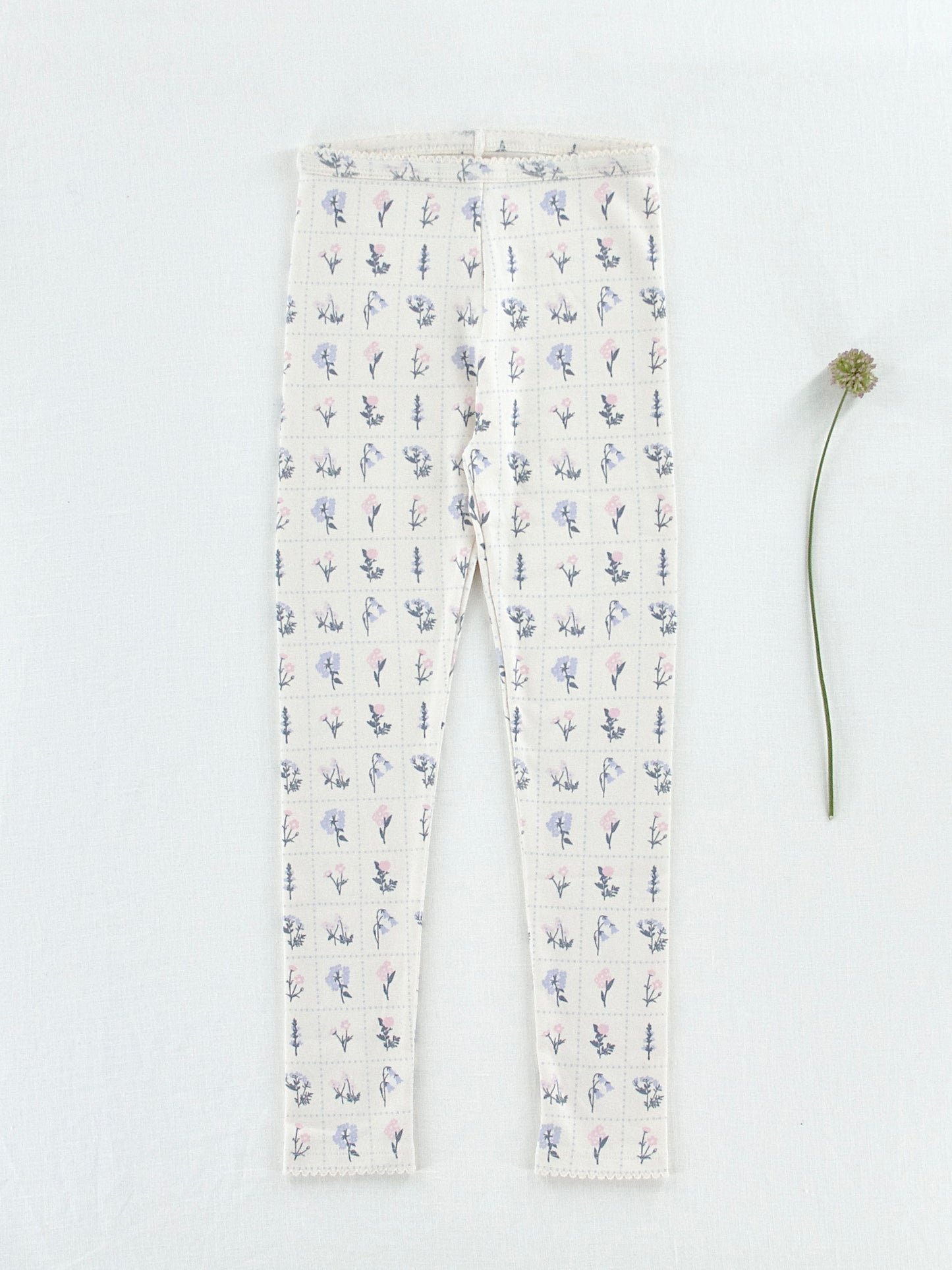 pima legging . garden windowpane
