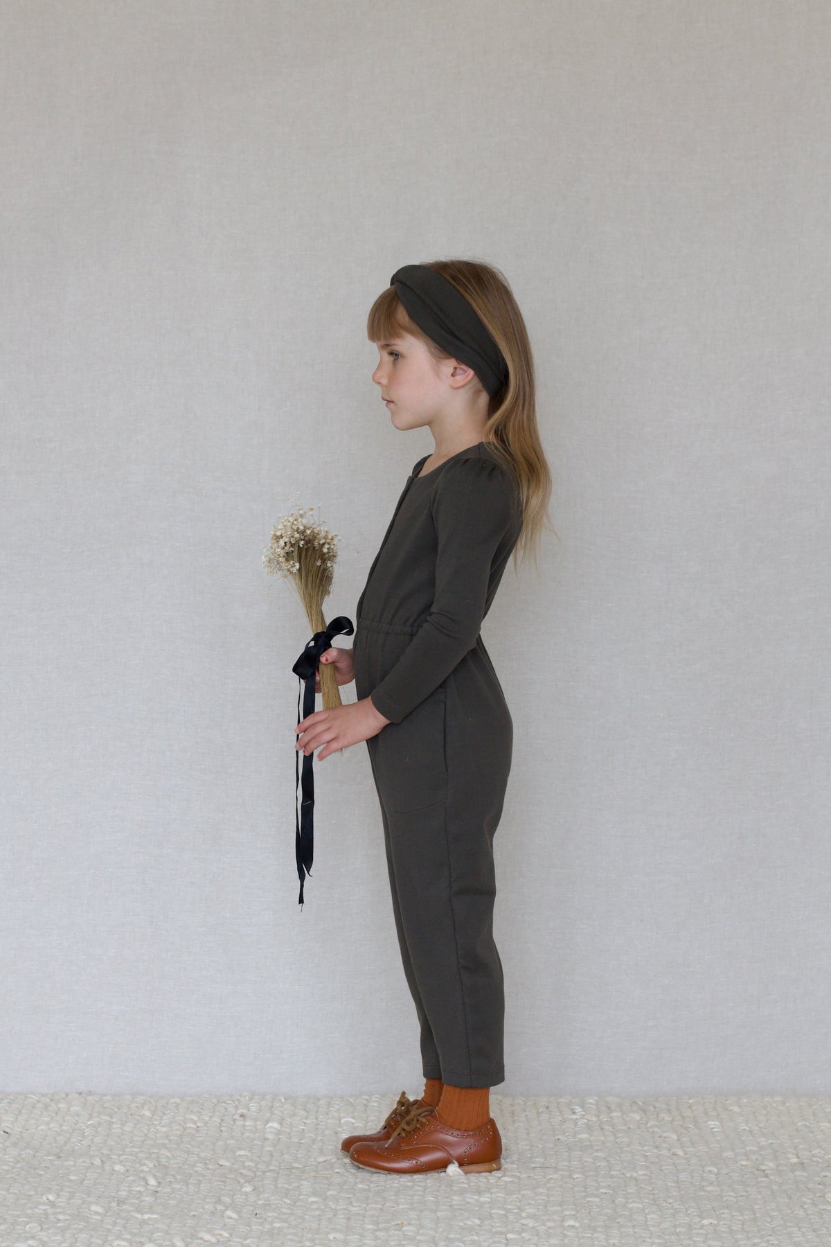 pima puff coverall. coal