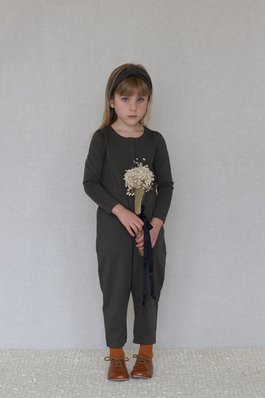 pima puff coverall. coal