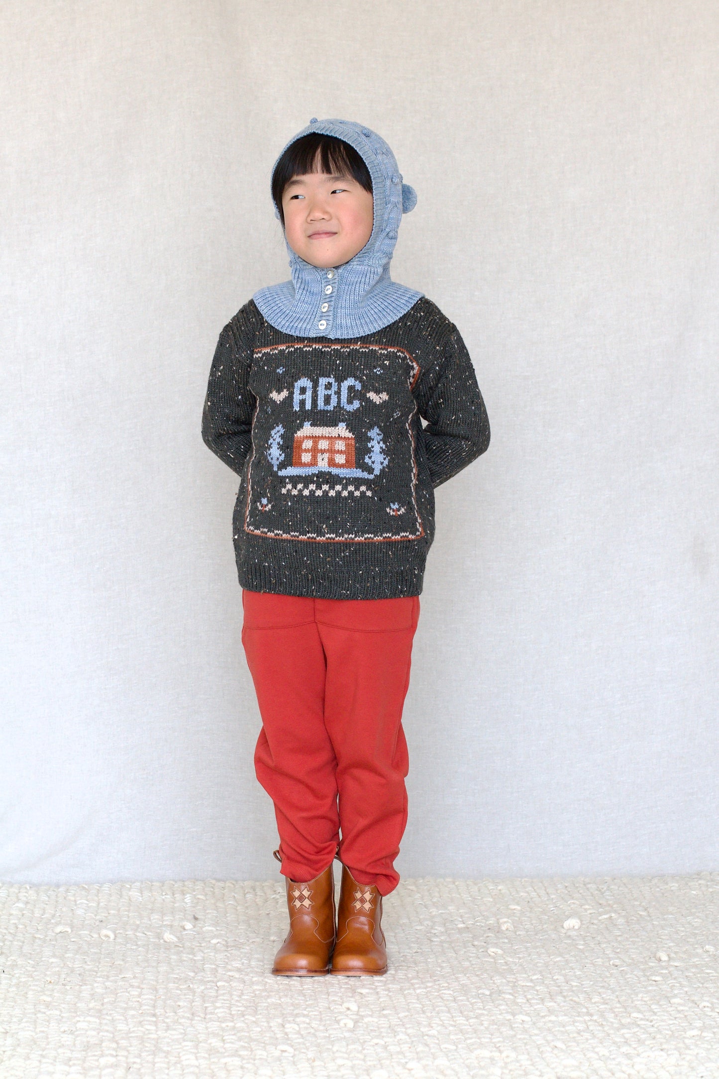 pima pocket pants. cinnabar