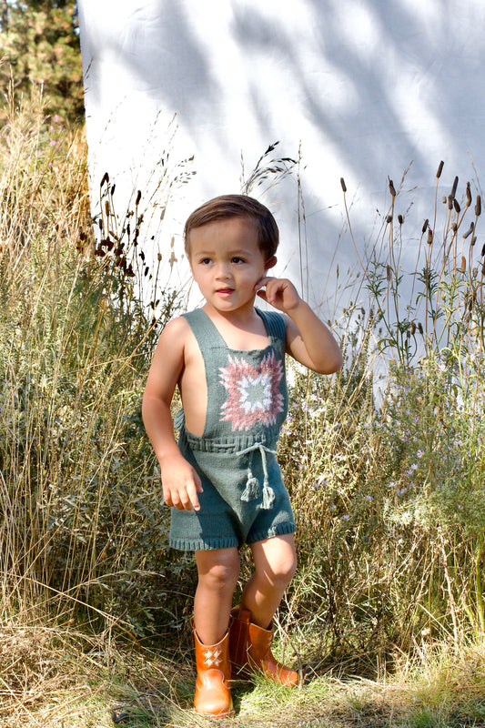 lone star romper . fern
