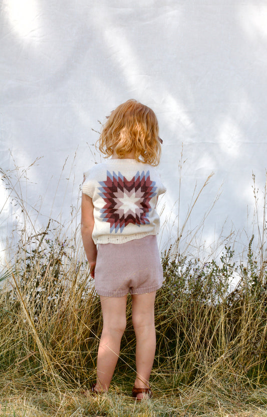 lone star vest . natural