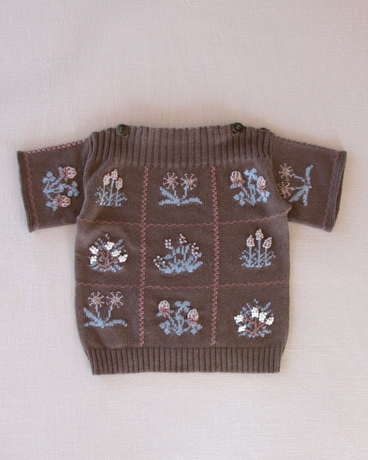 herbal study boatneck pullover . silt