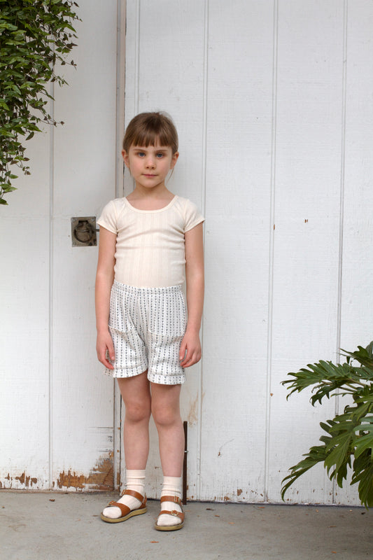 pima bodysuit . vine pointelle