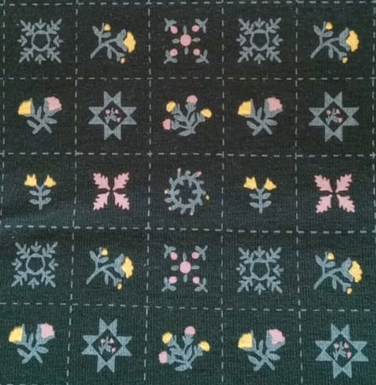 pima ruched ballet tee . black forest folk quilt