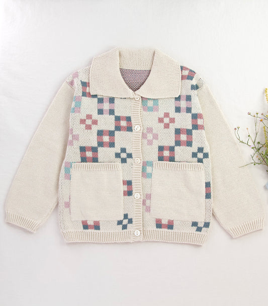 quilt block chore jacket