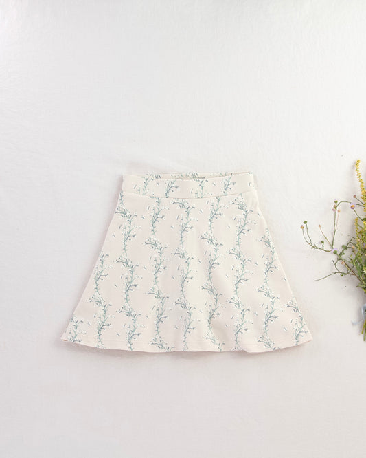 pima skort . linen trellis