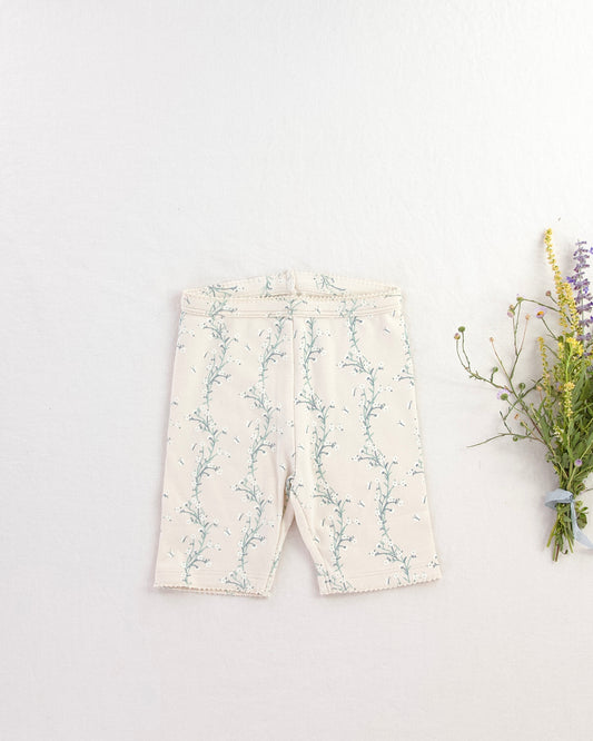 pima bike short . linen trellis