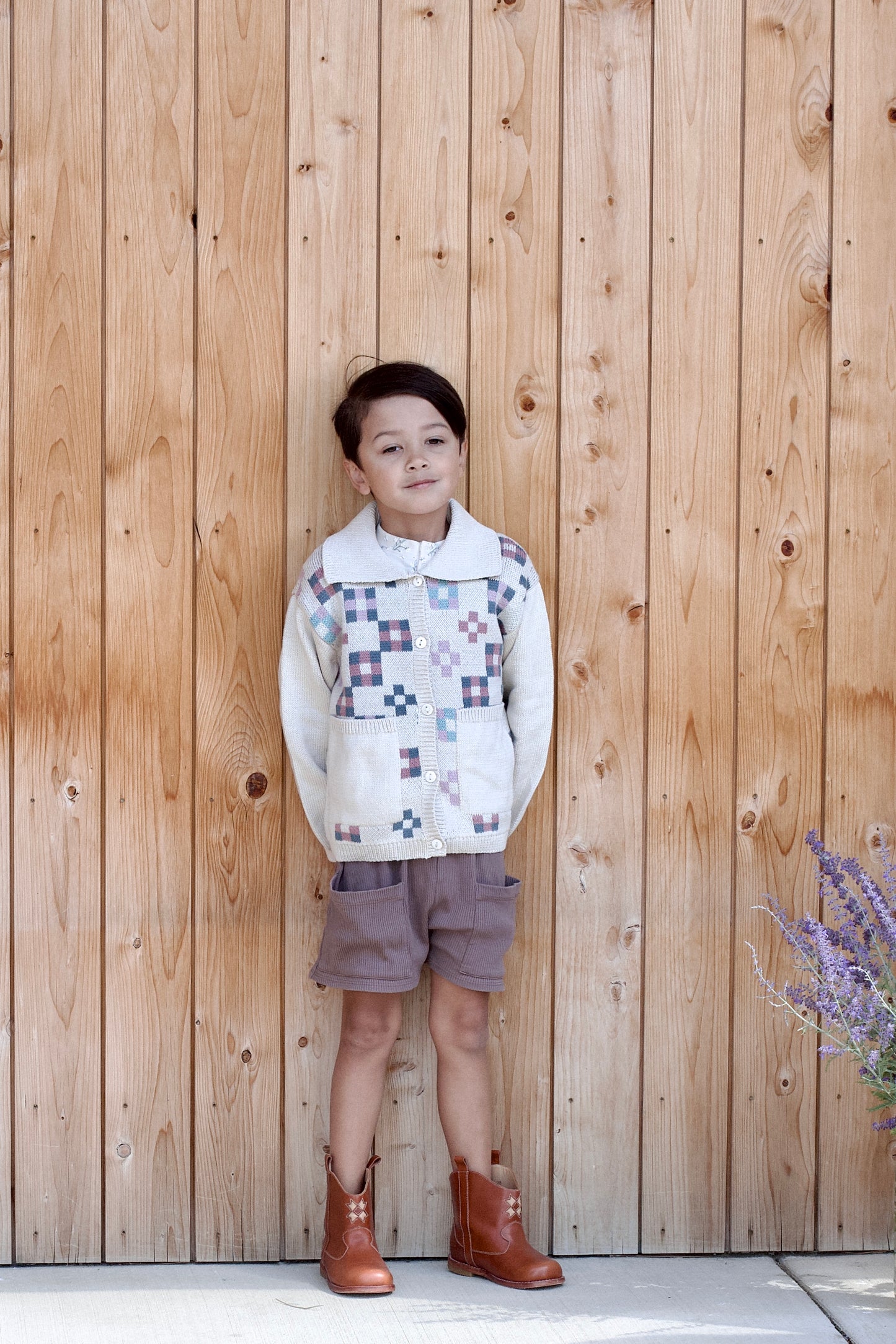 quilt block chore jacket