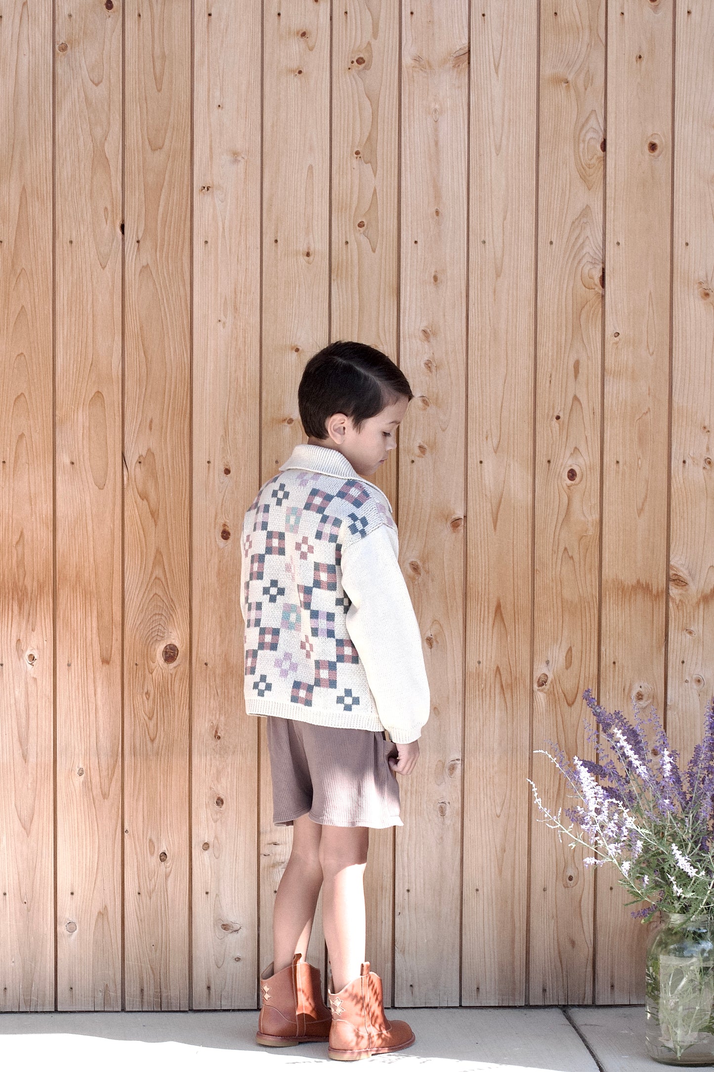 quilt block chore jacket
