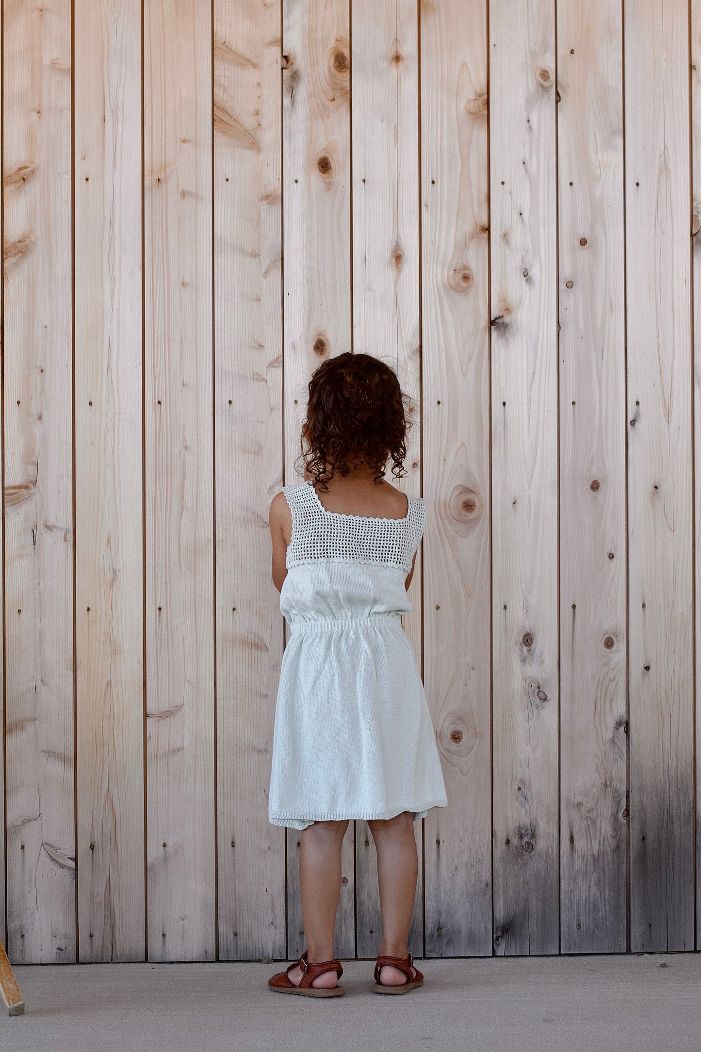 botanical crochet dress . meadow