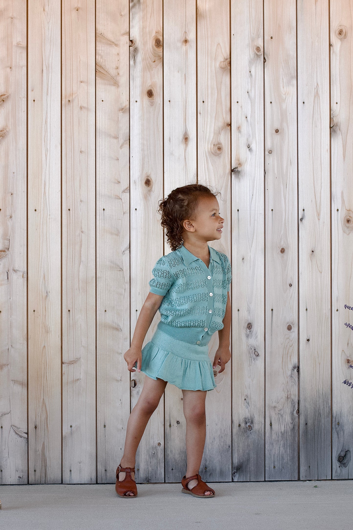 openwork lace cardigan . bluegrass