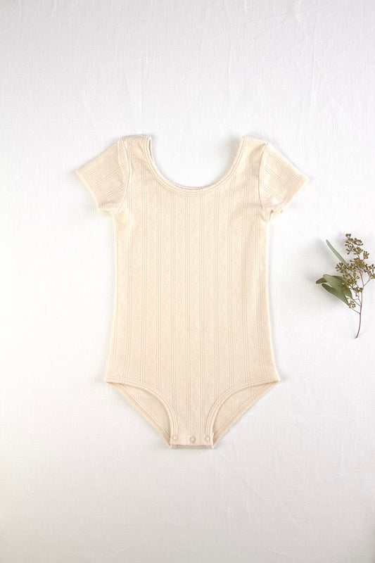 pima bodysuit . vine pointelle