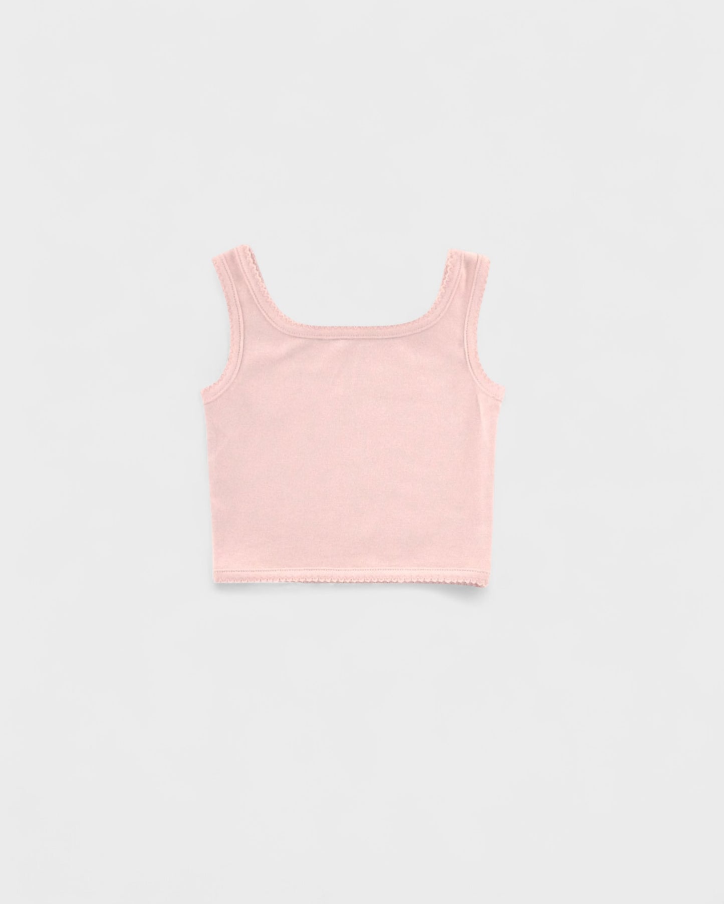 pima crop tank . blush