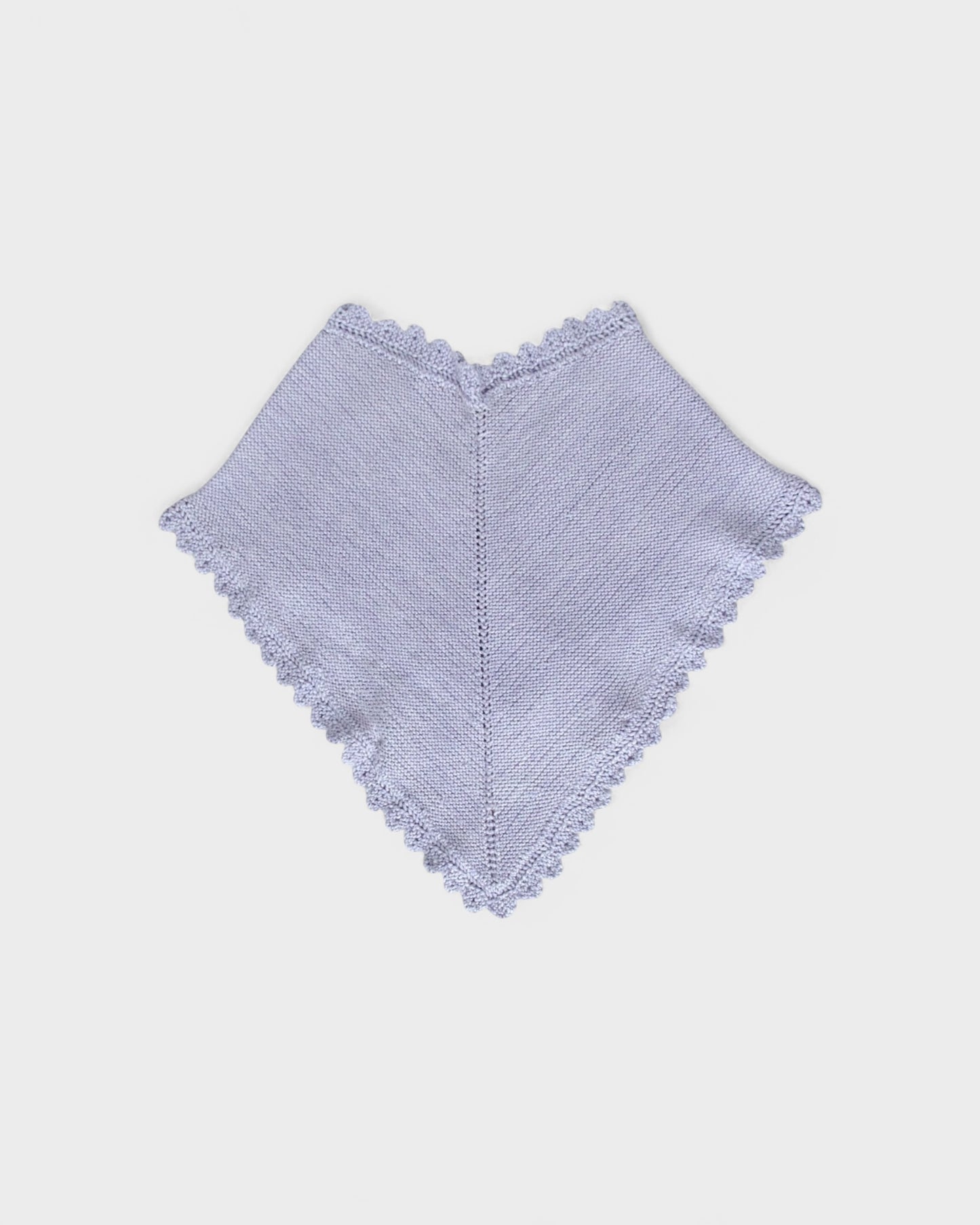 lace-edge shawl . heather