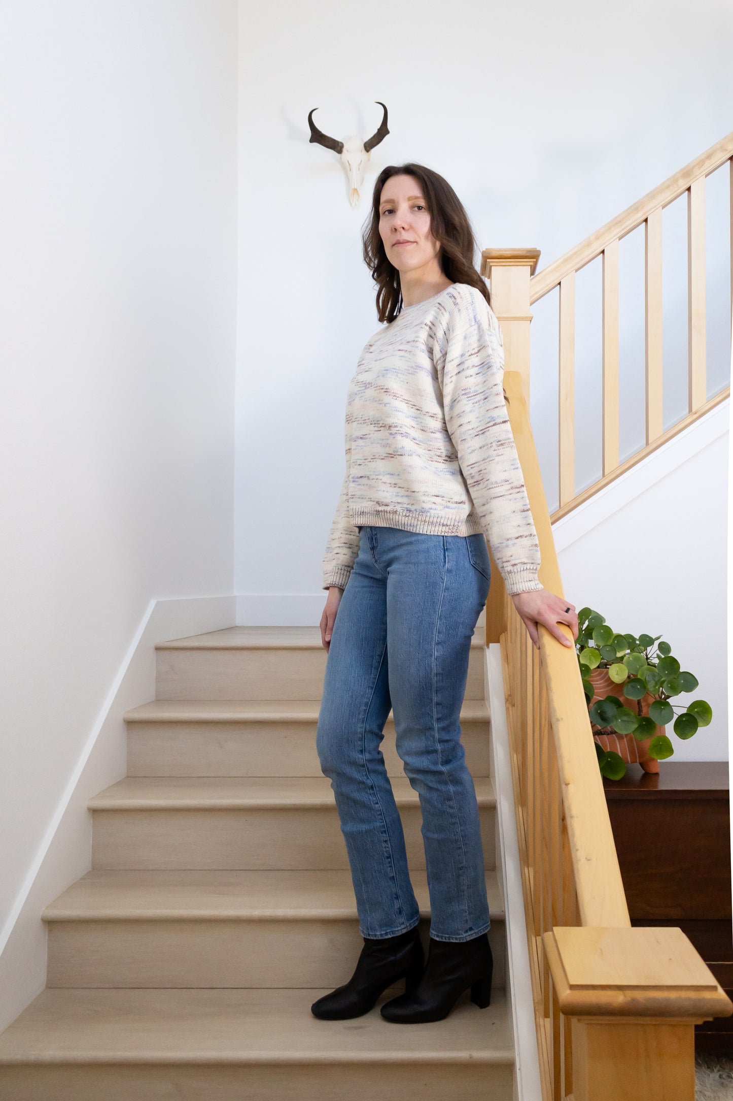 adult pullover . watercolor