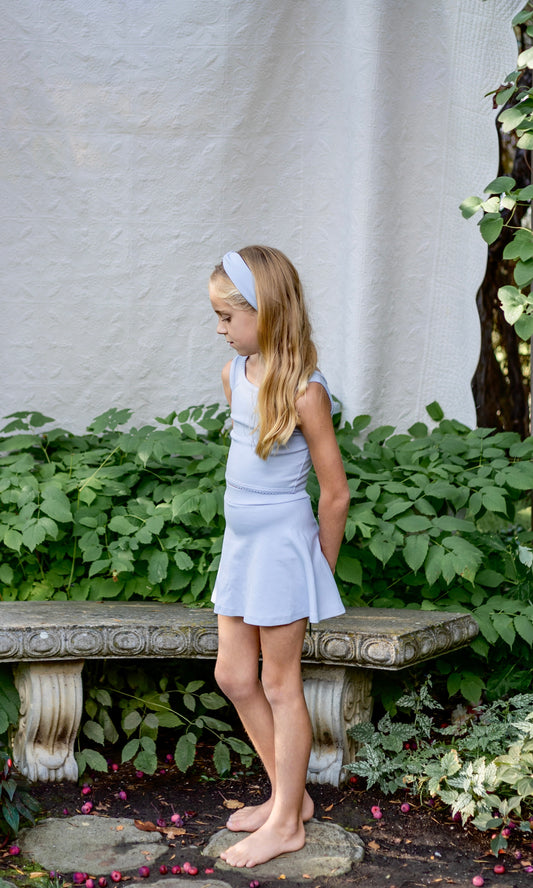 pima skort . forget-me-not