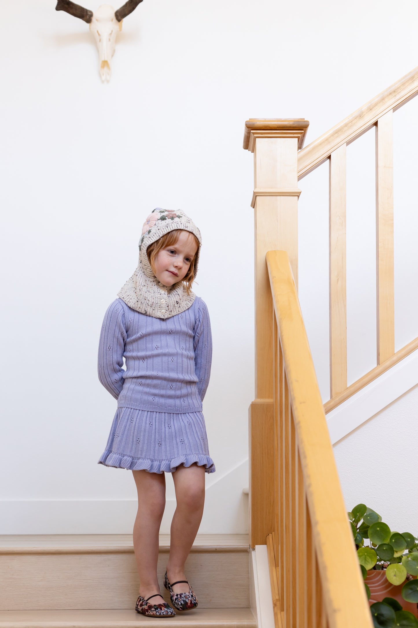 pointelle frill skirted bloomer . heather