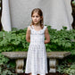 pima frilled dress . garden windowpane