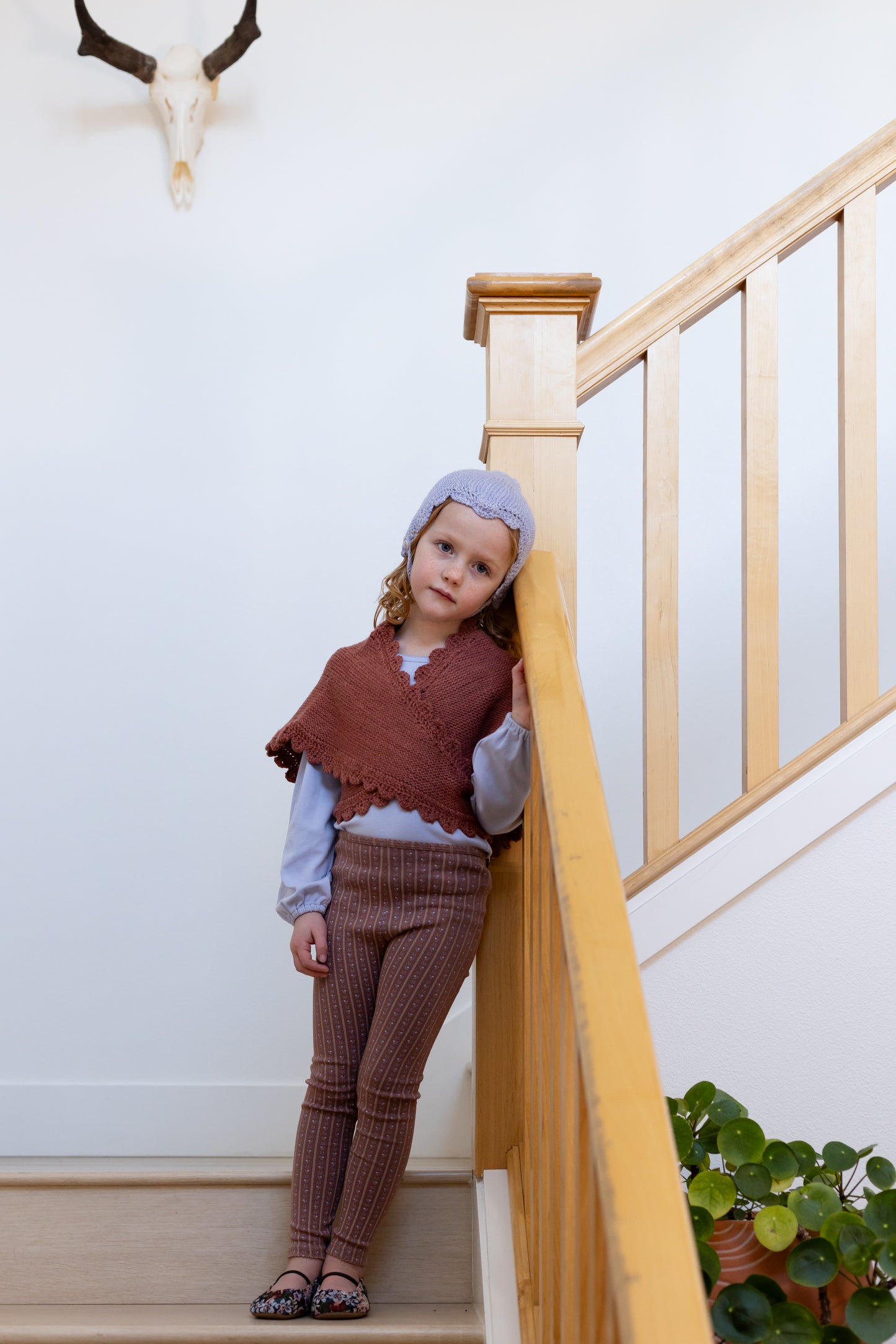 lace-edge cap . heather