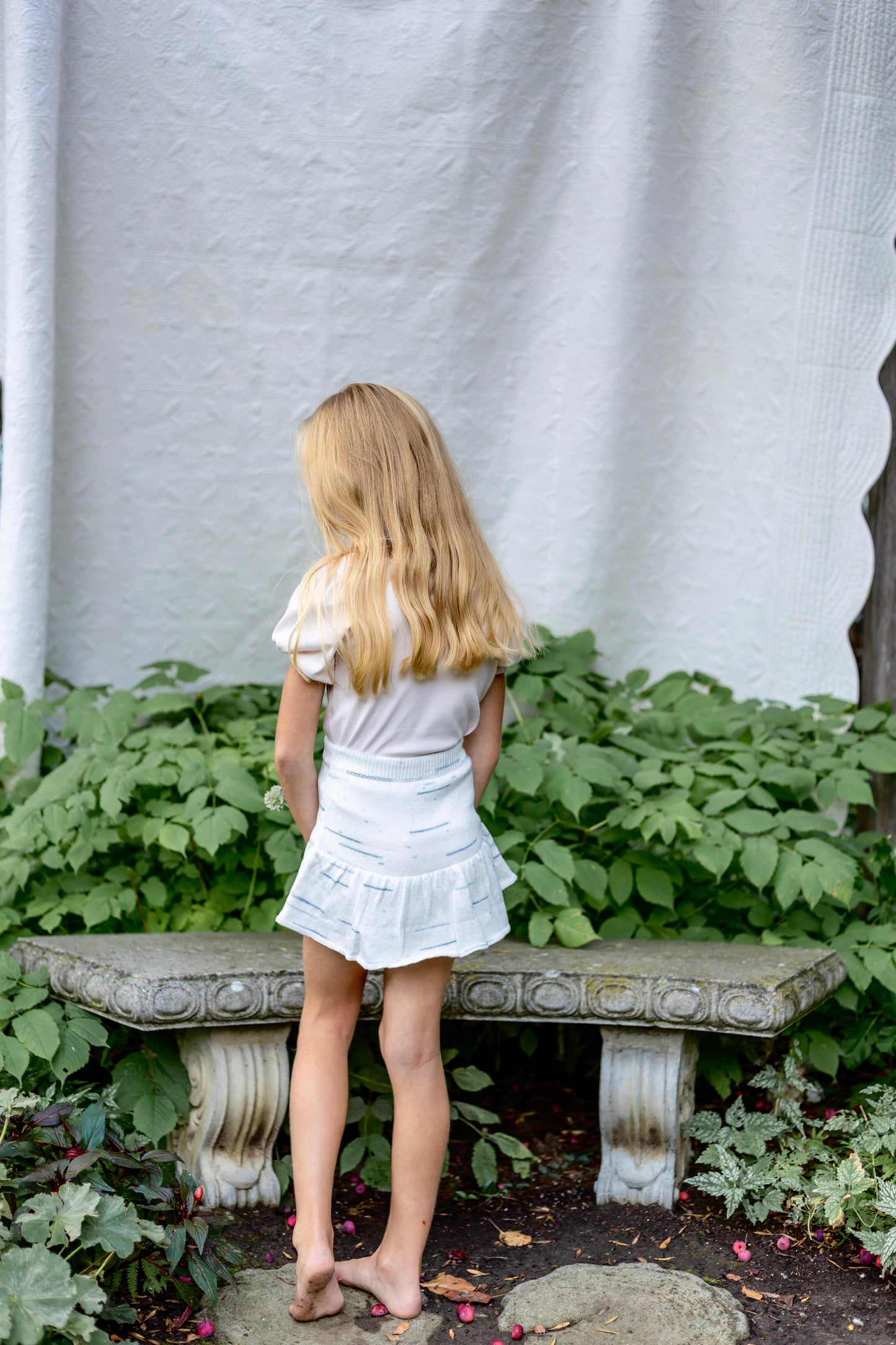 pima short-sleeved poet tee . shell