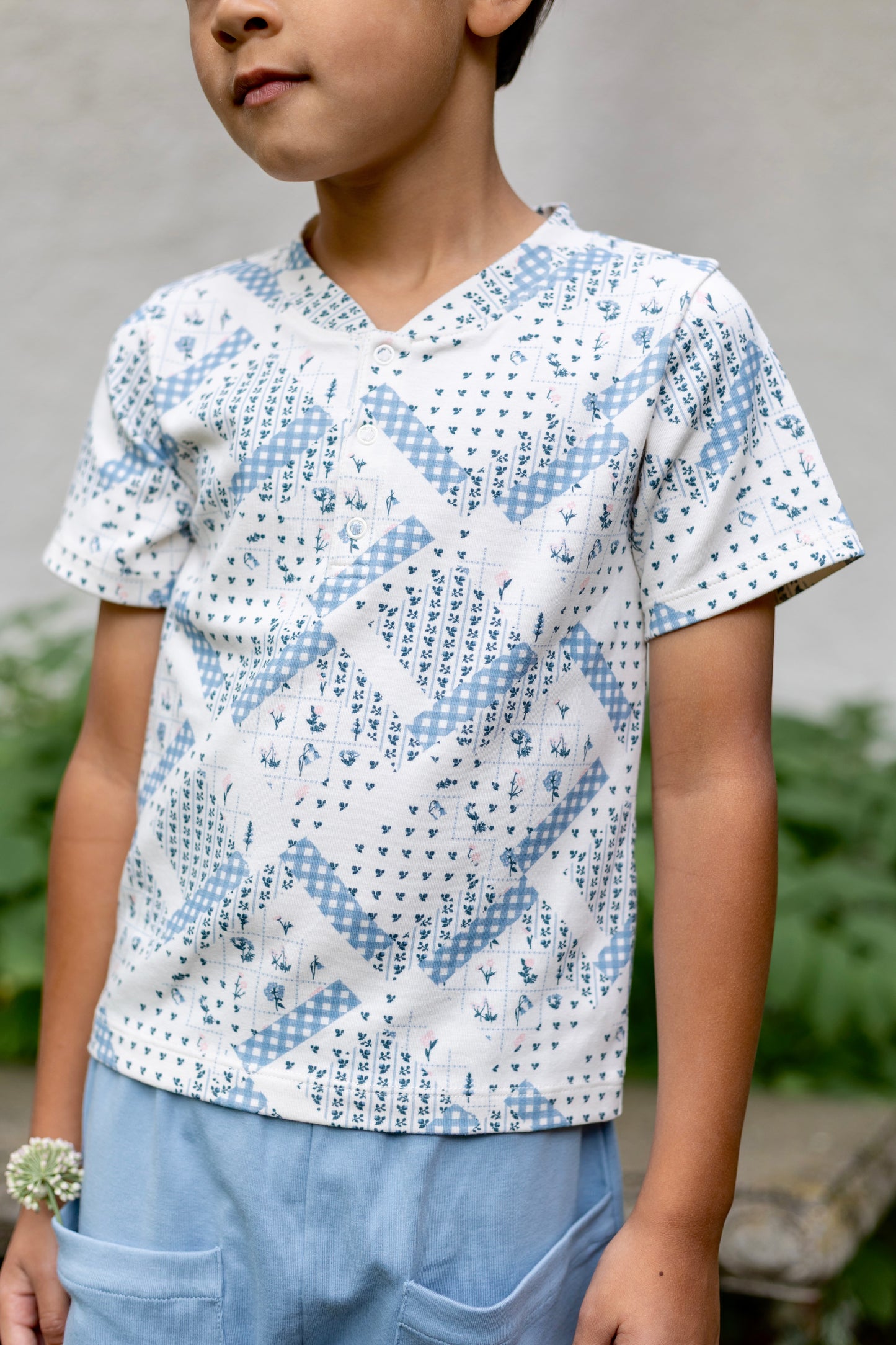 pima henley . patchwork