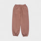 pima fleece pant . nutmeg