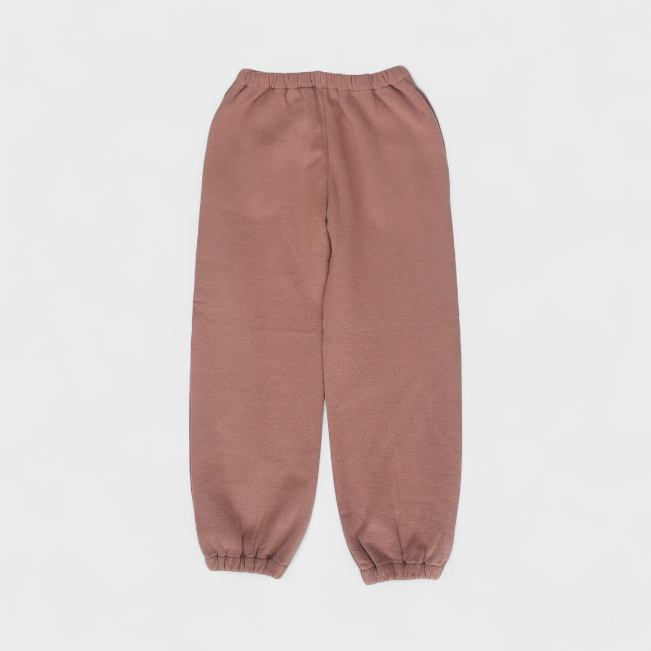pima fleece pant . nutmeg
