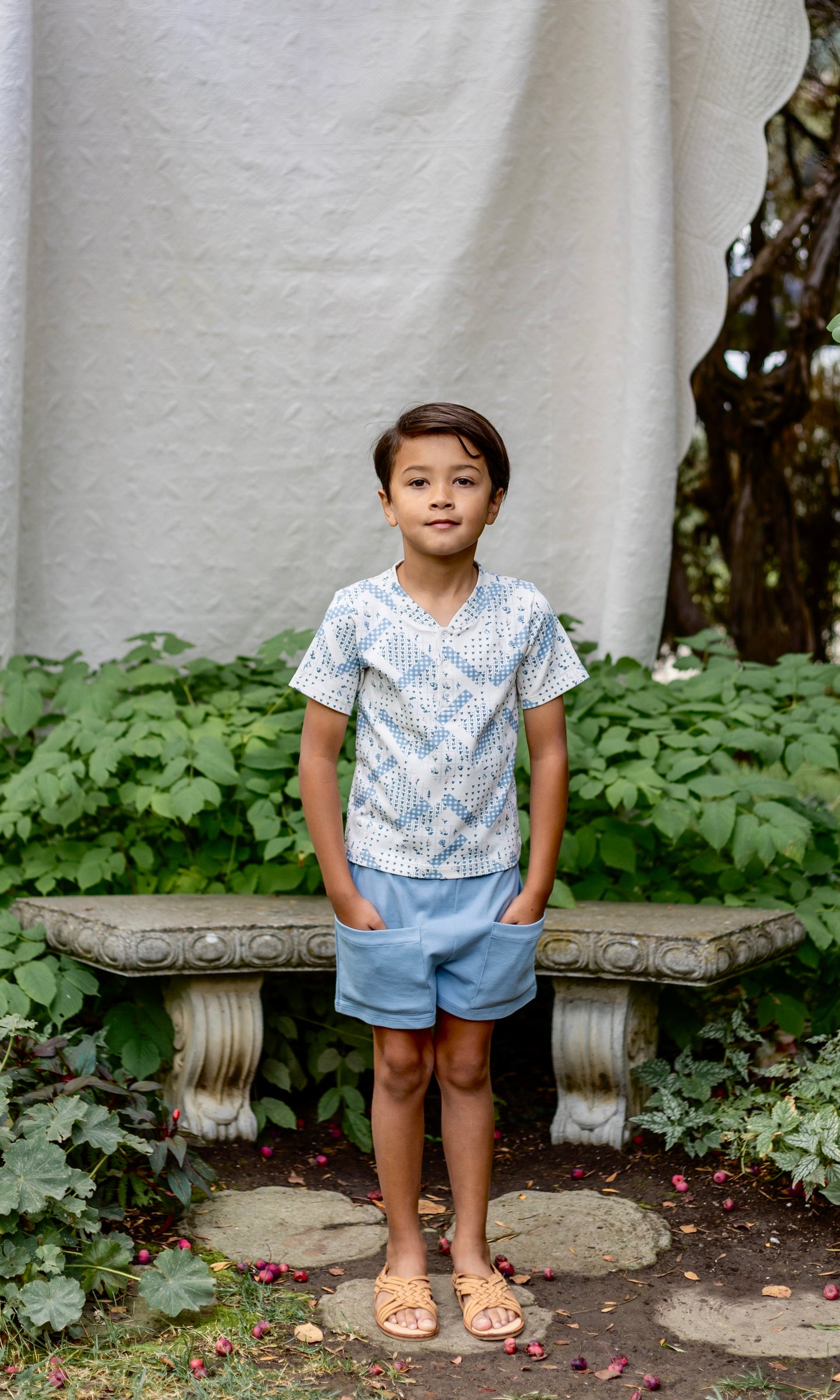 pima henley . patchwork