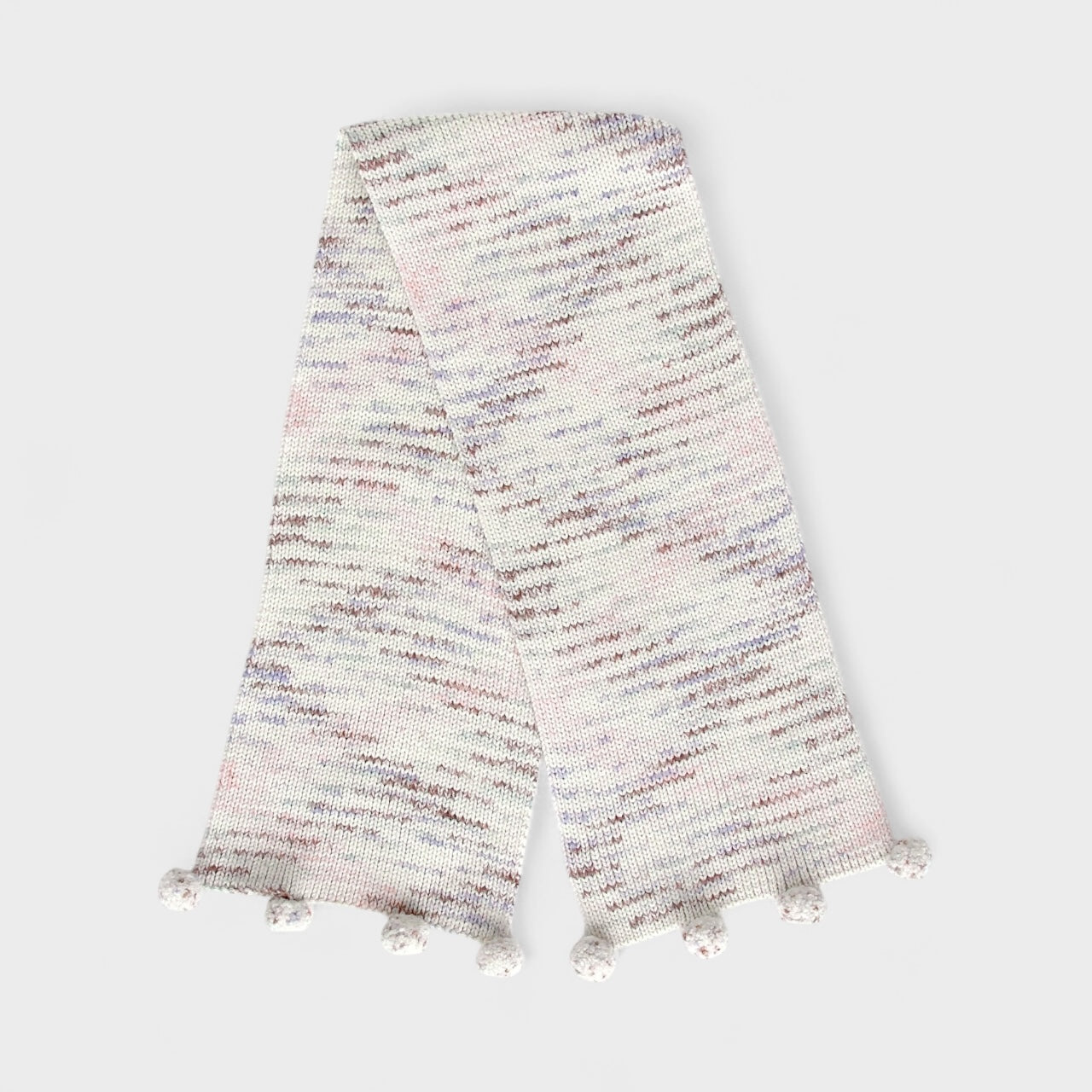 pom scarf . watercolor
