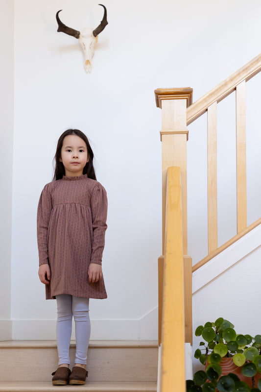 pima frill-neck dress . wallpaper lace floral