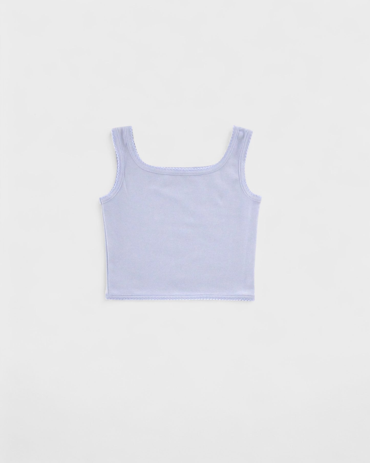 pima crop tank . heather