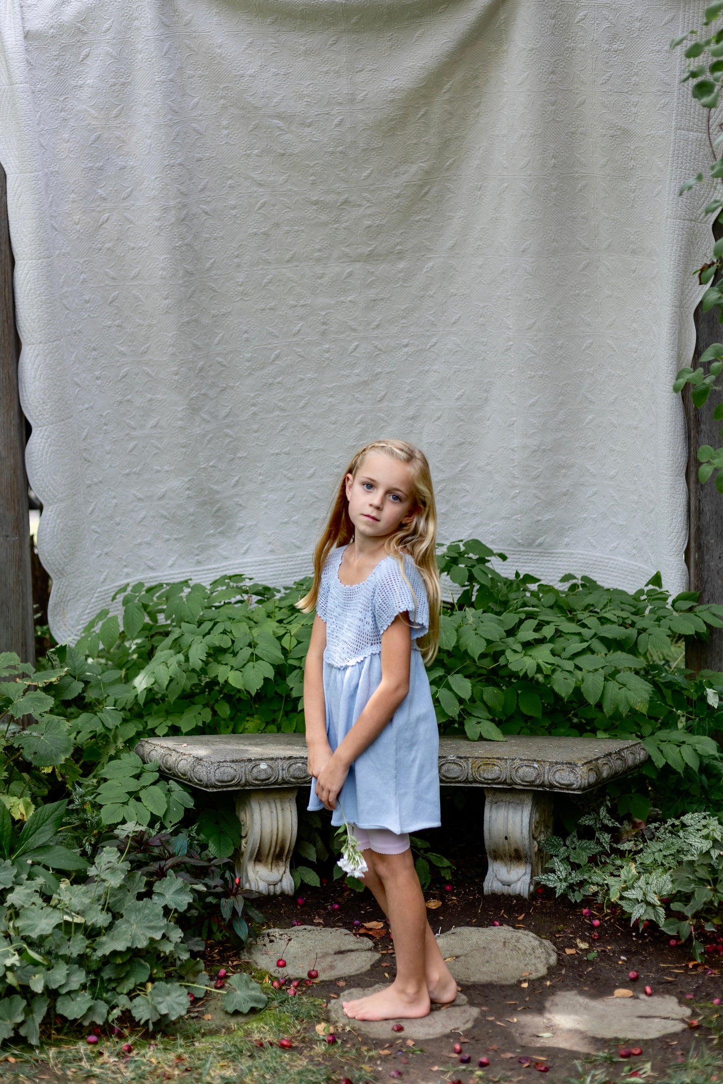 primrose tunic . forget-me-not