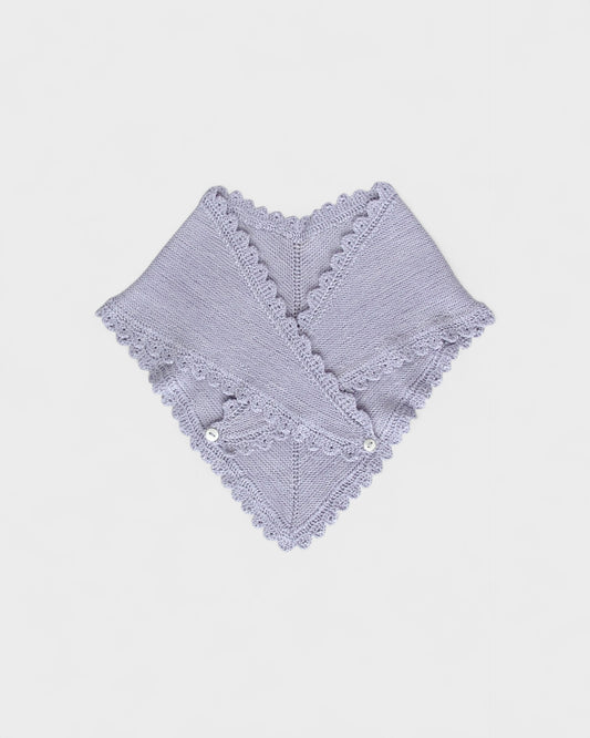 lace-edge shawl . heather