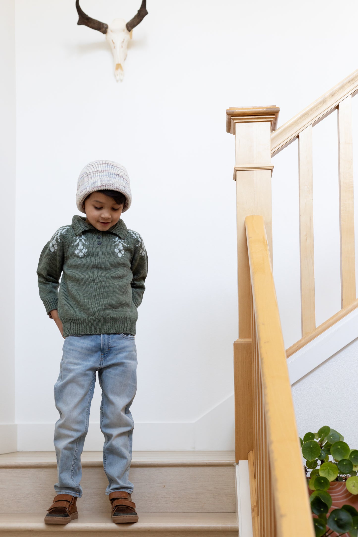 ski cap . watercolor