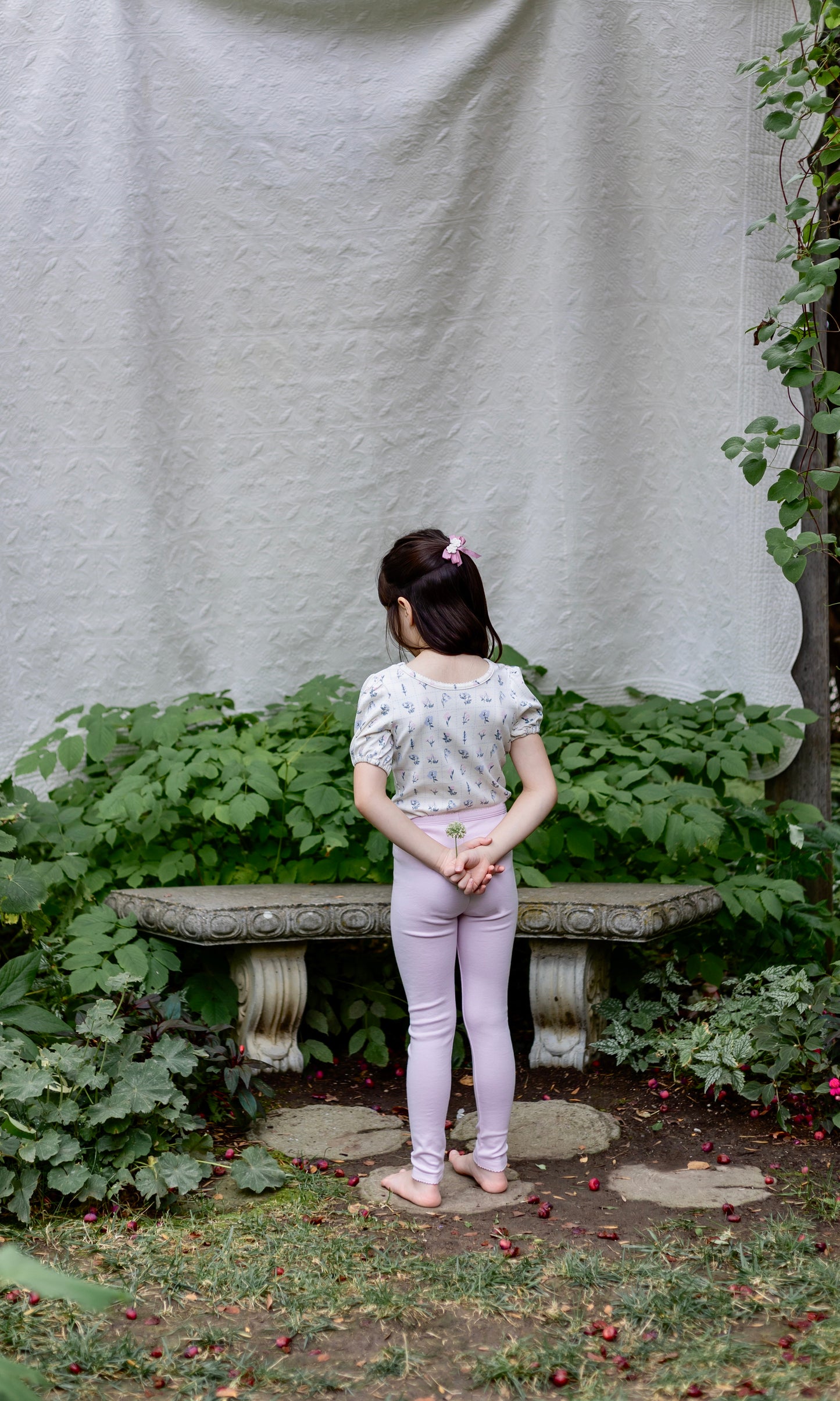 pima legging . thistle