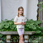 daisy crochet top . sky