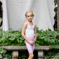 pima ruched camisole . garden windowpane