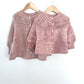 lace yoke jacket . candytuft
