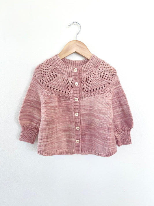 lace yoke jacket . candytuft