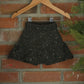 lace yoke skirted bloomer . coal tweed