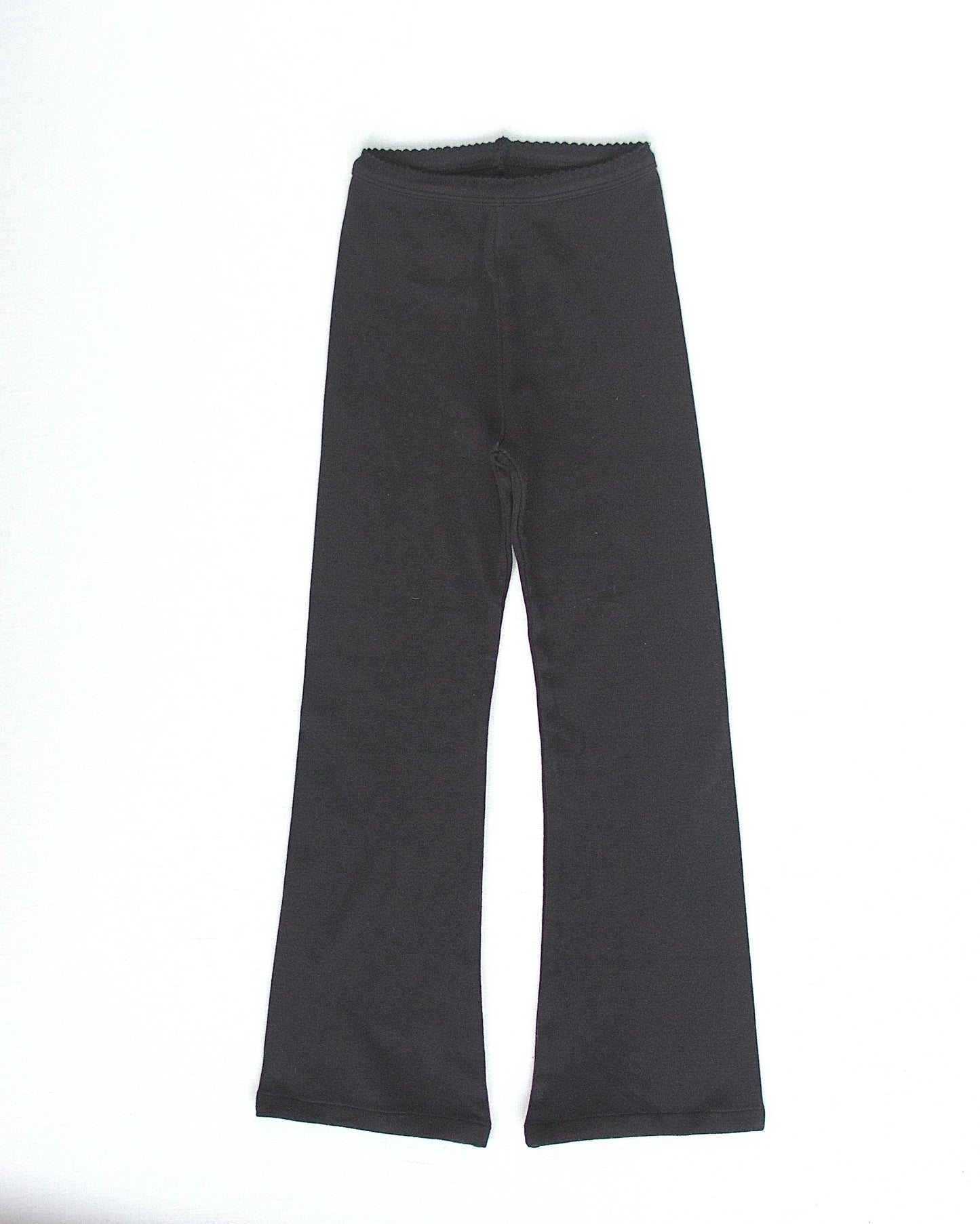 pima flare pant . noir