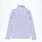 pima snap turtleneck . heather