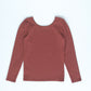 pima puff ballet top . madder root