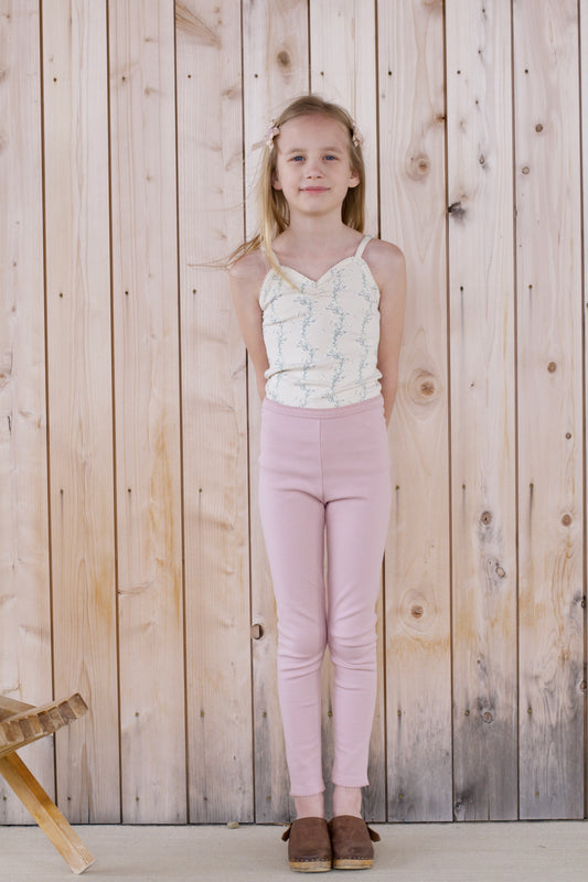 pima legging . lilac